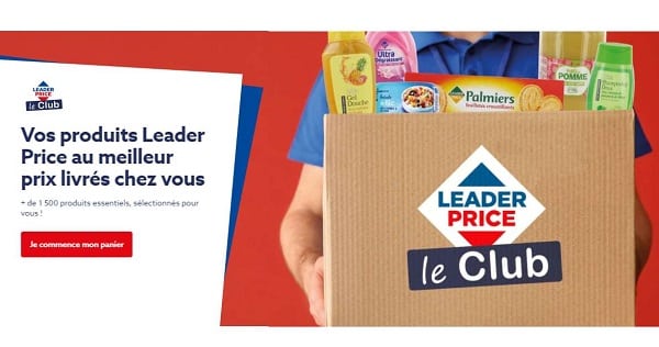 remise sur votre commande leader price le club (code promo)