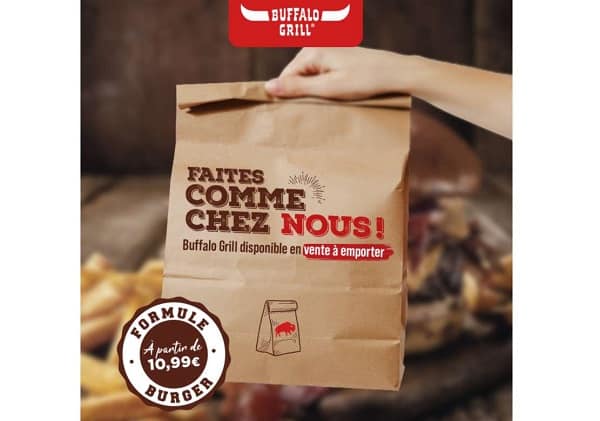 remise sur votre prochaine commande buffalo grill à emporter code promo