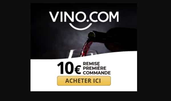 10€ de remise sur votre commande sur vino