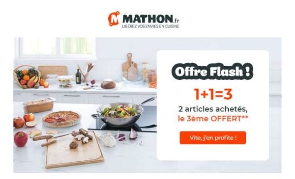 2 produits mathon achetés = le troisième est offert