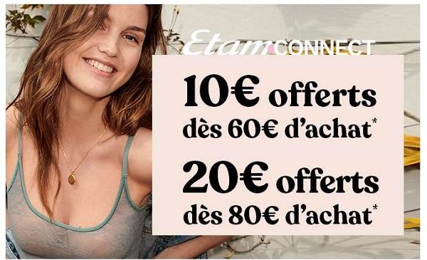 Des remises pour la Saint Valentin sur ETAM