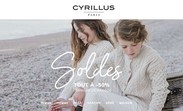 Les dernières démarques de Cyrillus