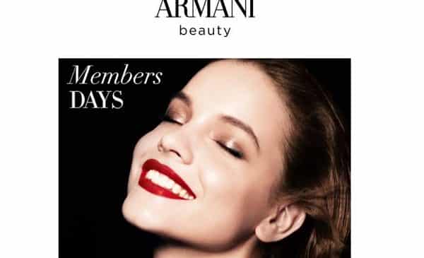 members days d'armani beauty