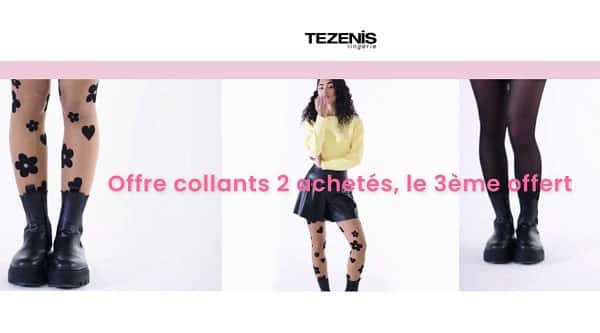 offre collants tezenis le troisième gratuit