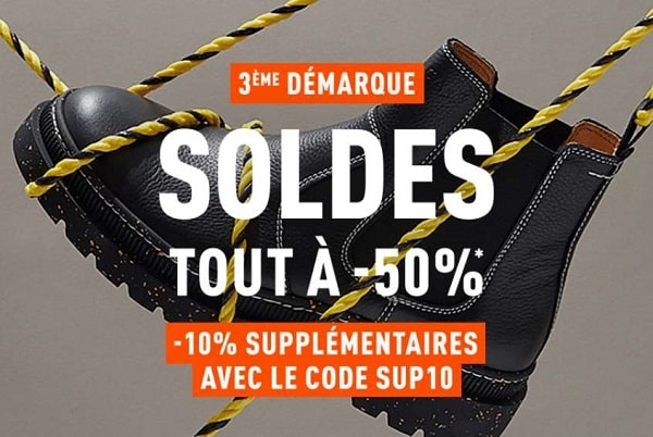 Soldes Pataugas : nouvelle démarque jusqu’à -50% +10% suppl. et livraison gratuite 🚚