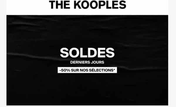 Toute dernière démarque The Kooples