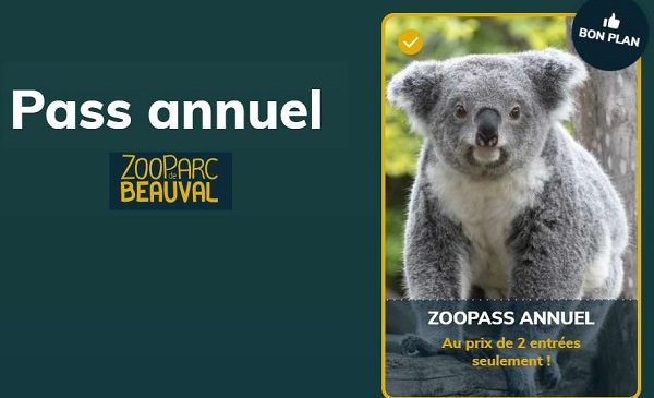ZooPass 1 an illimité ZooParc de Beauval pour le prix de 2 entrées
