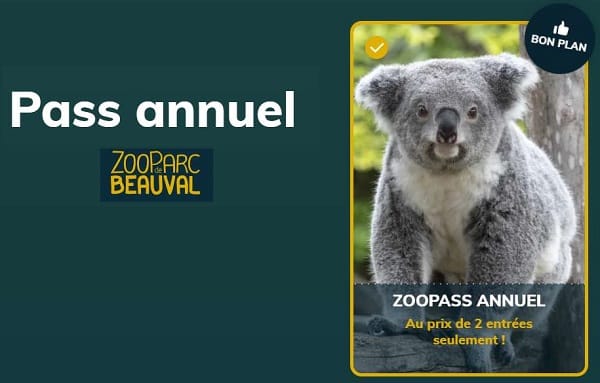 ZooPass 1 an illimité ZooParc de Beauval pour le prix de 2 entrées 