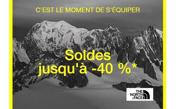 réduction en plus sur les soldes The North Face