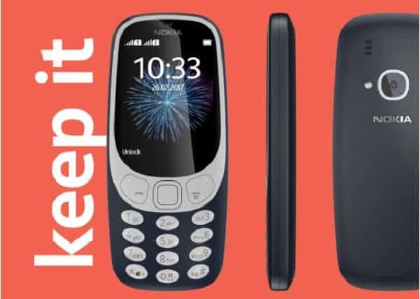 2 téléphones Nokia 3310 pour 100 € 2 téléphones Nokia 3310 pour 100 €