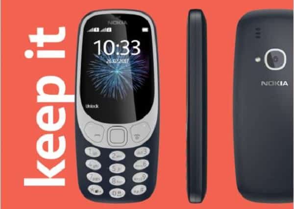 2 téléphones Nokia 3310 pour 100 € 