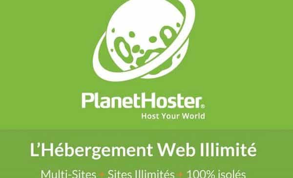 25% de remise sur l'hébergement web illimité planethoster et serveur dédié et services cloud