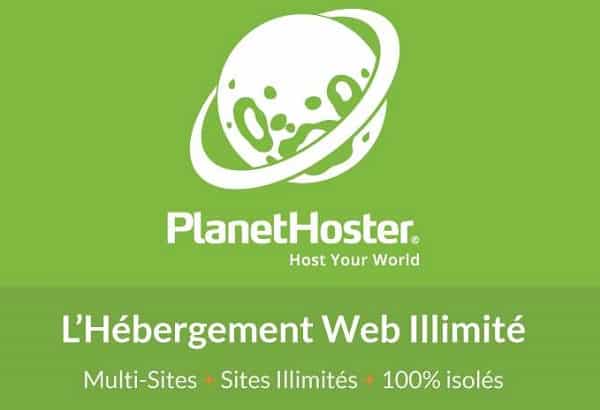 25% de remise sur l'hébergement web illimité PlanetHoster et serveur dédié et services cloud 