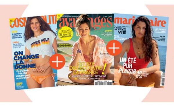 36,90€ abonnement 3 magazines pour 1 an