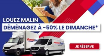 50% de remise sur la location utilitaire le dimanche avec France Cars !