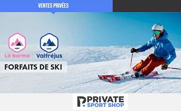 Forfait de ski La Norma & Valfréjus moins cher en vente privée (de 1 à 6 jours)