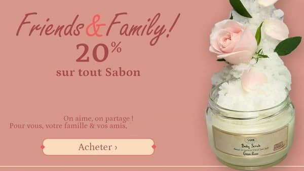 Friends & Familly de Sabon