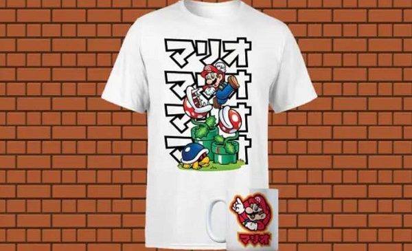 lot super mario le t shirt + mug au prix de 10,99€