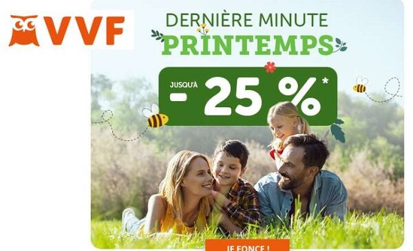 Offre vacances de printemps de VVF