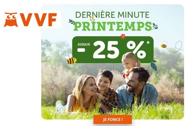 Offre vacances de printemps de VVF