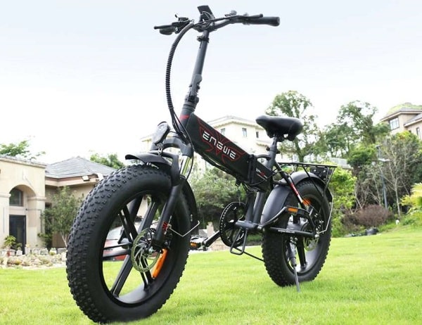 promotion fat bike électrique tout terrain engwe ep 2 pro 750w 20 pouces pliable