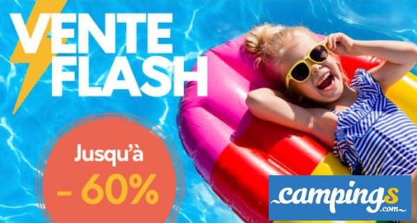 Vente Flash : réservez vos prochaines vacances au camping à petit prix