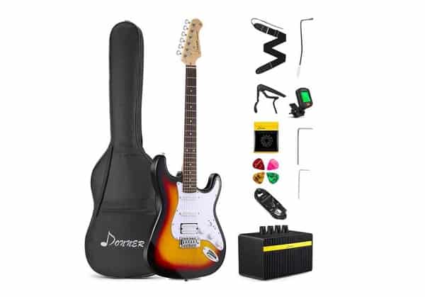 pack guitare électrique Donner DST-102S