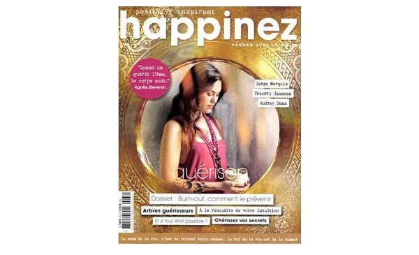 Abonnement magazine Happinez pas cher : 37,99€ les 8 numéros