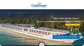 Offres Flash Pâques avec des croisières fluviales pas chères (le second passager gratuit) avec CroisiEurope
