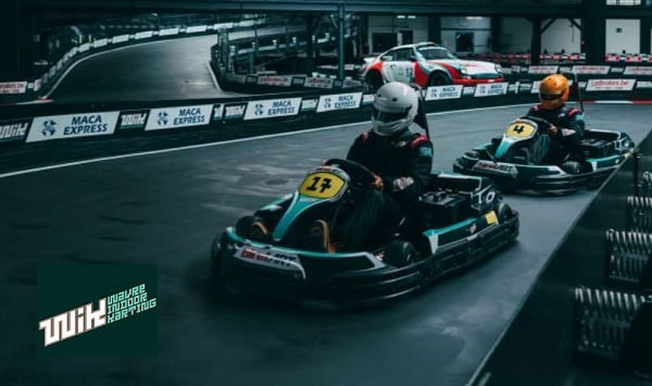 Sessions de kart électrique à Wavre Indoor Karting + carte de membre (Belgique) pas chers