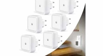 12,59€ le lot de 6 lampes veilleuses LED automatique (détecteur de lumière) pour prise ESHUNQI