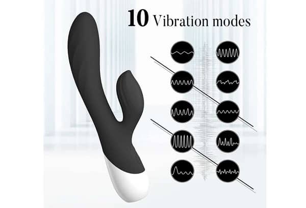 vibromasseur avec 10 modes de vibration étanche