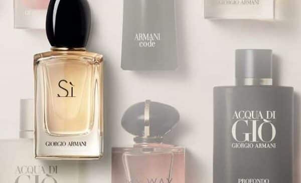 25% de remise sur les parfums armani