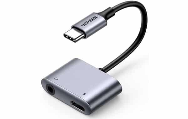 adaptateur usb c vers jack 3,5 mm 2 en 1 ugreen