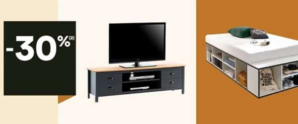 CRAZY WEEKEND BUT : 30% de remise sur du mobilier