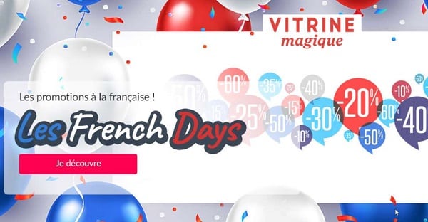 French Days : 10€ de réduction immédiate sur Vitrine Magique 