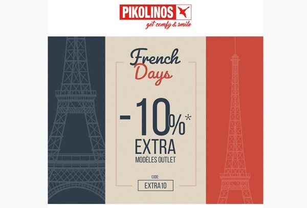 French Days – Pikolinos : vos chaussures jusqu’à -50% avec cette remise de 10% supplémentaire.