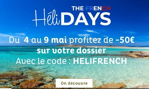 French HéliDays : -50€ sur vos vacances 