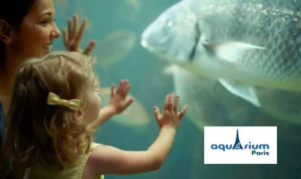 Pass annuel Aquarium de Paris moins cher : 45€ enfant / 59€ adulte (accès illimité)