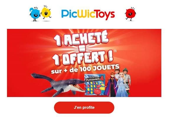 PicWicToys : 1 jouet acheté = 1 jouet gratuit
