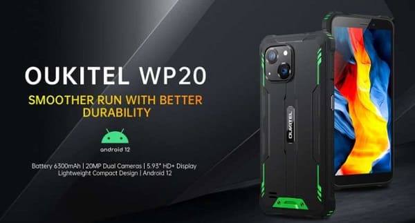 robuste smartphone Oukitel WP20