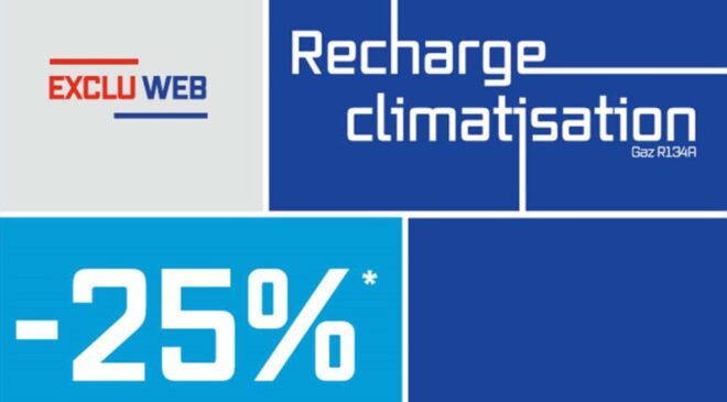 25% de remise sur la recharge ou révision climatisation chez Speedy