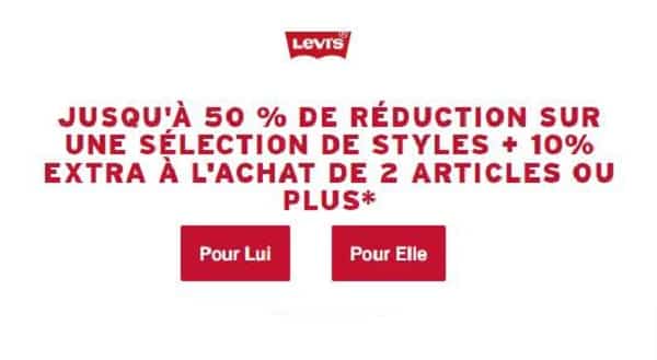 les premières démarques des soldes de levi’s