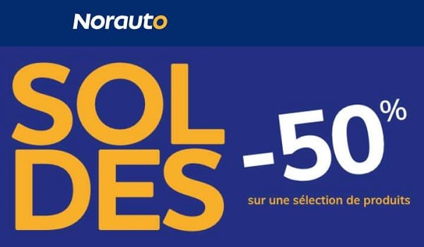 soldes sur norauto 50% de remise sur une centaine d'articles