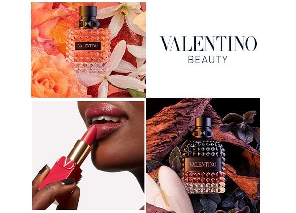 remise sur tous les parfums et maquillages de Valentino
