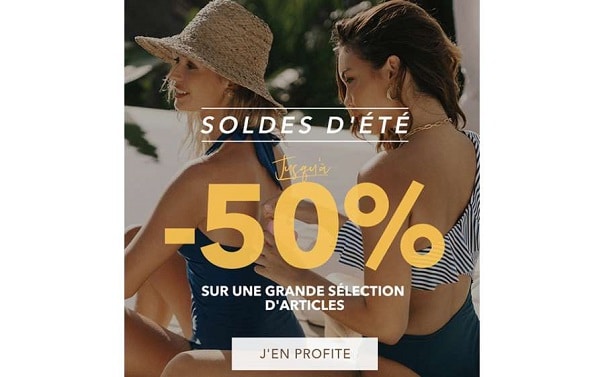 Troisième démarque de la marque de maillots de bain Cupshe + -15% suppl. sur tout dès 59 €