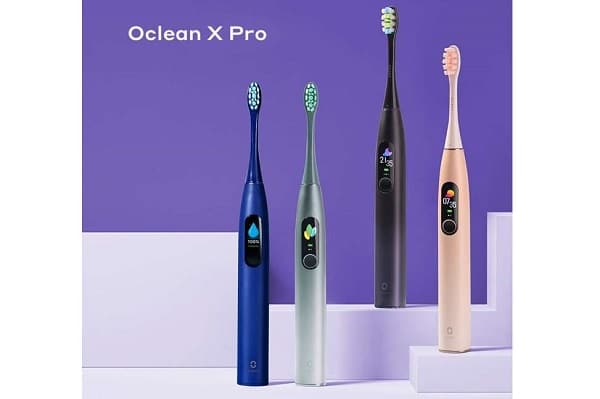 brosse à dents électrique connectée oclean x pro ipx7