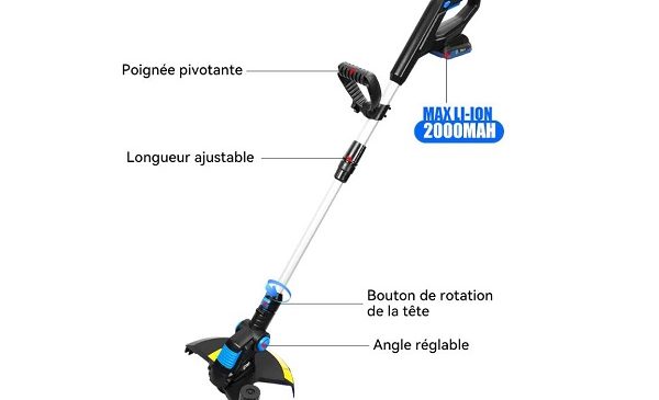 coupe bordures sans fil électrique 20v prostormer