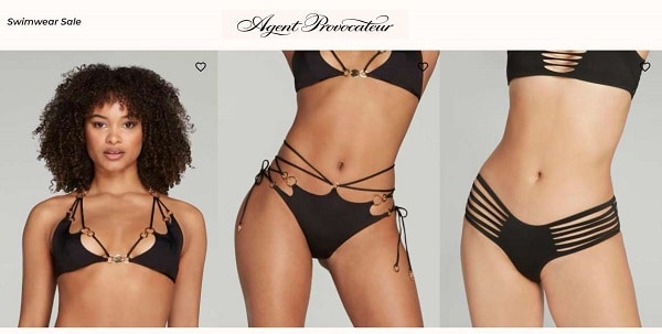 réduction supplémentaire sur tous les maillots de bain agent provocateur en solde