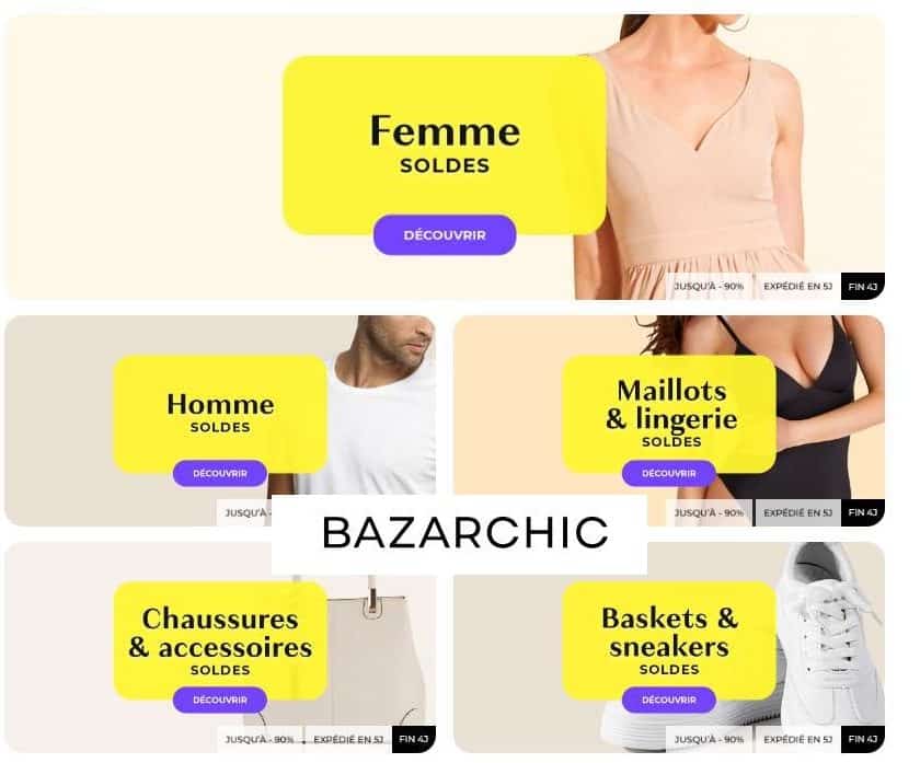 remise supplémentaire sur les soldes de bazarchic